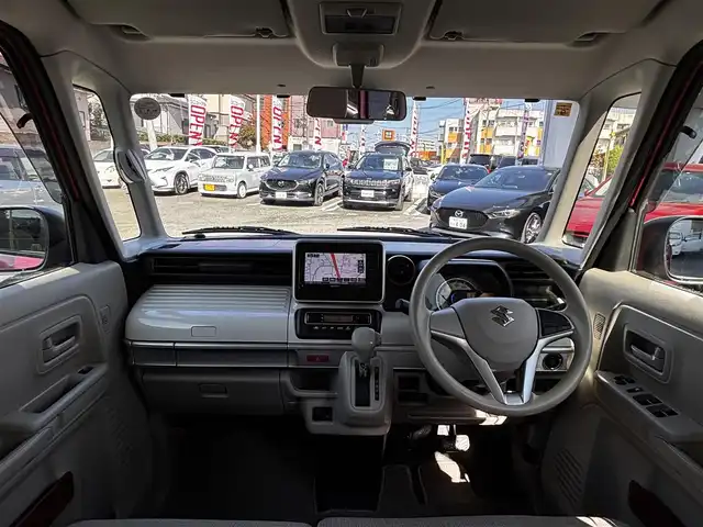 スズキ スペーシア HYBRID X 2トーン 熊本県 2018(平30)年 5.6万km チアフルピンクメタリック/ホワイト2トーンルーフ ツートンカラー/ルーフレール/社外メモリーナビ/【フルセグテレビ/Bluetooth/CD/DVD】/バックカメラ/両側パワースライドドア/ETC/衝突軽減ブレーキ/横滑り防止/アイドリングストップ/コーナーセンサー/プッシュスタート/スマートキー/後席サンシェード/ドアバイザー