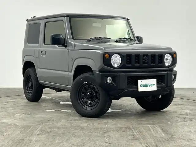 スズキ ジムニー XL 三重県 2021(令3)年 4.5万km ミディアムグレー /禁煙車//社外7インチディスプレイオーディオ//前席シートヒーター//ETC//社外LEDヘッドライト//フォグランプ//オートライト//アイドリングストップ//スマートキー//プッシュスタート