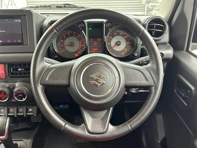 スズキ ジムニー XL 三重県 2021(令3)年 4.5万km ミディアムグレー /禁煙車//社外7インチディスプレイオーディオ//前席シートヒーター//ETC//社外LEDヘッドライト//フォグランプ//オートライト//アイドリングストップ//スマートキー//プッシュスタート