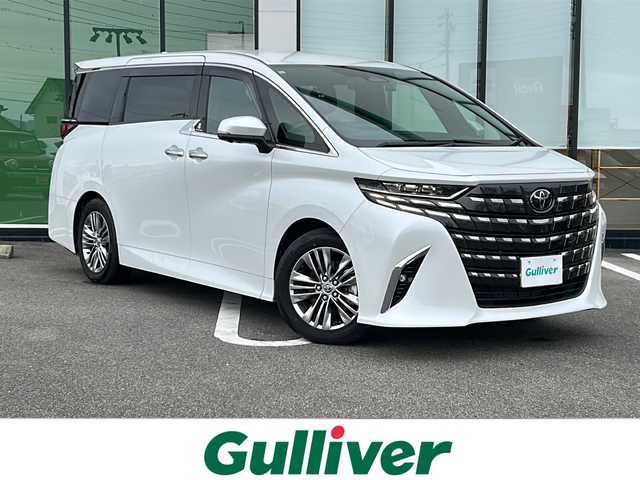 トヨタ アルファードハイブリット Z 岐阜県 2024(令6)年 1.5万km プラチナホワイトパールマイカ 登録時走行距離15122km/デジタルインナーミラー/全方位モニター/純正１４型ディスプレイオーディオ/フルセグＴＶ/バックカメラ/両側パワースライドドア/クルーズコントロール/パワーシート/レザーシート/シートヒーター/禁煙車/エアシート/ステアリングヒーター/前後ドライブレコーダー/ドアバイザー/プッシュスタート/スマートキー/スペアキー/LEDヘッドライト/フォグランプ/オートライト/オートマチックハイビーム/ビルトインETC/純正フロアマット/純正アルミホイール/レーンキープアシスト/アイドリングストップ