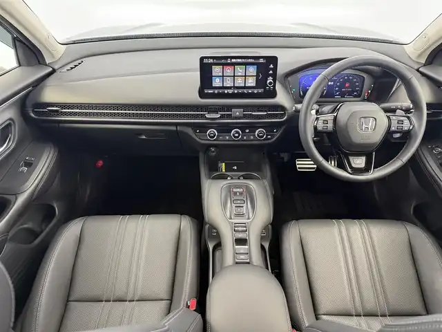 ホンダ ＺＲ－Ｖ ハイブリッド e:HEV Z 愛知県 2023(令5)年 0.4万km ミッドナイトブルービームM 純正9インチナビ/　・アラウンドビューモニター/　・フルセグTV/BOSEスピーカー/ワイヤレス充電器/ホンダセンシング/　・衝突軽減システム/　・クルーズコントロール/　・横滑り防止装置/　・コーナーセンサー/　・レーンキープアシスト/　・オートライト/　・オートマチックハイビーム/LEDヘッドライト/ダウンヒルアシストコントロール/電動リアゲート/パワーシート/シートメモリー/ステアリングヒーター/パドルシフト/ETC2.0/純正18AW/純正フロアマット/スマートキーHDDナビ