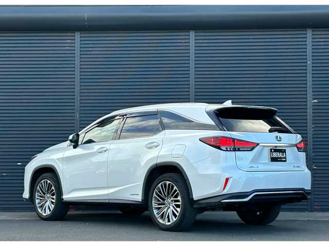 レクサス ＲＸ 450hL 茨城県 2021(令3)年 3.2万km ソニッククォーツ 後期型 /ム-ンル-フ /マクレビ /HUD /パノラミックビュ-モニタ- /白革 /シ-トヒ-タ- /ベンチレ-ション /M付PWシ-ト /ステアヒ-タ- /PWテ-ルゲ-ト /三眼LED /オ-トハイビ-ム /ナビ /TV /BT /レクサスSFT /ACC /LKA /BSM  /ETC2.0 /禁煙車