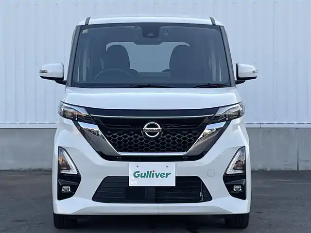 日産 ルークス HWS Gターボ プロパイロットED 愛媛県 2020(令2)年 1.8万km ホワイトパール 純正ナビ/(Bluetooth/CD/SD/DVD/AUX/フルセグ)/前方ドライブレコーダー/アラウンドビューモニター/ビルトインETC/両側パワースライドドア/レーダークルーズコントロール/純正15インチアルミホイール/レーンキープアシスト/オートライト/LEDヘッドライト/フォグランプ/プッシュスタート/スマートキー/アイドリングストップ/純正フロアマット/純正ドアバイザー/横滑り防止装置/衝突被害軽減ブレーキ/リアロールサンシェード/電動格納ミラー/電動パーキングホールド/オートブレーキホールド/オートリトラクタブルミラー