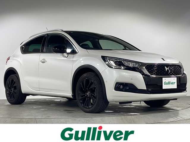 ＤＳオートモビル ＤＳ４ 福岡県 2017(平29)年 5.8万km 白 社外オーディオ/AM/FM/CD/ETC/クルーズコントロール/電動リアゲート/電格ミラー/ハーフレザーシート/電動リアゲート/横滑り防止装置/コーナーセンサー/純正AW17インチ/純正フロアマット/プッシュスタート/スマートキー/スペアキー有/フォグライト