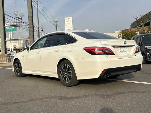 トヨタ クラウン ハイブリッド S Cパッケージ 岡山県 2019(令1)年 2.2万km ホワイトパールクリスタルシャイン