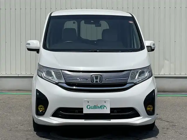 ホンダ ステップワゴン G EX 富山県 2016(平28)年 6.1万km ホワイトオーキッドパール ワンオーナー/アルパイン10型ナビ(BT/CD/DVD)/フルセグTV/パワースライドドア(両側)/バックカメラ/ビルトインETC/コムテックドライブレコーダー/アルパイン12.8型リアビジョン/アダプティブクルーズコントロール/ホンダセンシング/・オートライト/・衝突軽減ブレーキ/・車線維持支援システム/・誤発進抑制機能/・先行車発進お知らせ機能/・標識認識機能/デュアルオートエアコン/ステアリングスイッチ/ツイード調ジャージシート/前席シートヒーター/2列目キャプテンシート/わくわくゲート/純正16インチアルミホイール/スマートキーシステム/セキュリティアラーム/禁煙車