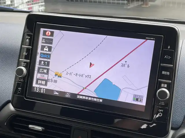 日産 デイズ ハイウェイスターX 滋賀県 2020(令2)年 5.5万km オーシャンブルーP 禁煙車/純正9型ナビ/（CD/DVD/SD/AUX/Bluetooth/フルセグTV）/アラウンドビューモニター/ETC/前後ドライブレコーダー/エマージェンシーブレーキ/車線逸脱警報/クリアランスソナー/LEDヘッドライト/フォグランプ/オートヘッドライト/オートマチックハイビーム/ヘッドライトレベライザ/革巻きステアリング/ステアリングリモコン/オートリトラーミラー/純正アルミホイール/純正フロアマット/スペアキー1本