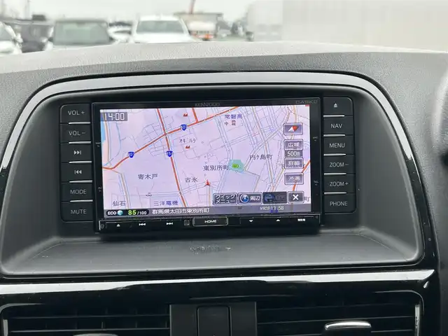 マツダ ＣＸ－５ XD 群馬県 2014(平26)年 12万km ソウルレッドプレミアムメタリック ワンオーナー/純正メモリナビ/（CD/DVD/SD/フルセグテレビ）/バックカメラ/サイドカメラ/クルーズコントロール/スマートシティブレーキサポート/アイドリングストップ/オートライト/ETC/プッシュスタート/純正17インチアルミホイール/純正ドアバイザー/純正フロアマット/保証書/取扱説明書/スペアキー