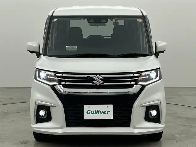 スズキ ソリオ HV MZ 福岡県 2021(令3)年 4.7万km ピュアホワイトP 純正ディスプレイオーディオナビ（ＢＴ，フルセグＴＶ）　/全方位カメラ　/ＥＴＣ　/前後ドライブレコーダー　/ＡＣＣ　/コーナーセンサー　/衝突軽減ブレーキ　/レーンキープ　/両側電動スライドドア　/ＨＵＤ　/ＬＥＤライト/シートヒーター