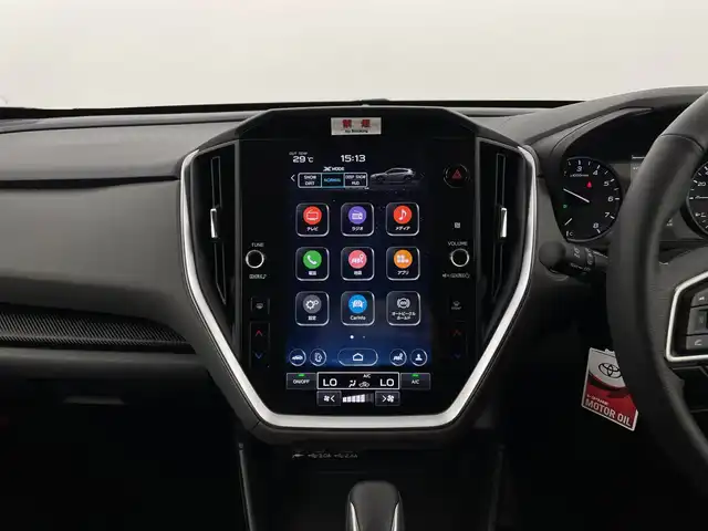 スバル クロストレック ツーリング 新潟県 2024(令6)年 0.7万km クリスタルホワイトP ４WD/新世代アイサイト/11.6インチマルチインフォメーションディスプレイ/　　AM/FM/フルセグ/BT/AUX//　　applecarplay/androidauto/アラウンドビューモニター/全車速追従機能付クルーズコントロール/LEDオートライト/前席シートヒーター/純正17インチアルミホイール付/電動パーキングブレーキ/オートブレーキホールド/typeCポート/USBポート/ステアリングスイッチ/ステアリングヒーター/パドルシフト/スペアキー/スペアキー/スマートキー/ETC