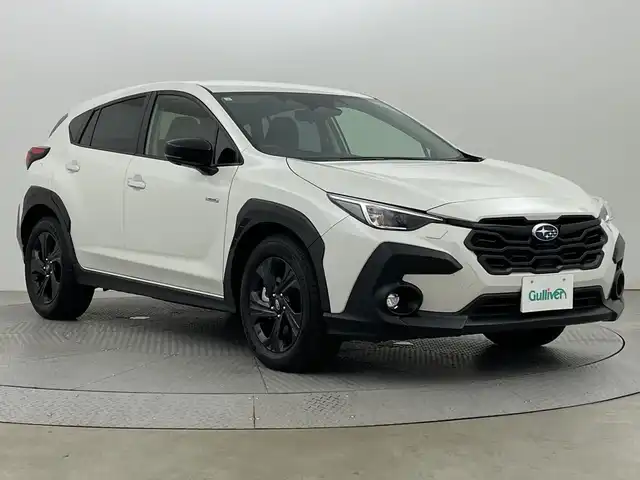 スバル クロストレック ツーリング 新潟県 2024(令6)年 0.7万km クリスタルホワイトP ４WD/新世代アイサイト/11.6インチマルチインフォメーションディスプレイ/　　AM/FM/フルセグ/BT/AUX//　　applecarplay/androidauto/アラウンドビューモニター/全車速追従機能付クルーズコントロール/LEDオートライト/前席シートヒーター/純正17インチアルミホイール付/電動パーキングブレーキ/オートブレーキホールド/typeCポート/USBポート/ステアリングスイッチ/ステアリングヒーター/パドルシフト/スペアキー/スペアキー/スマートキー/ETC
