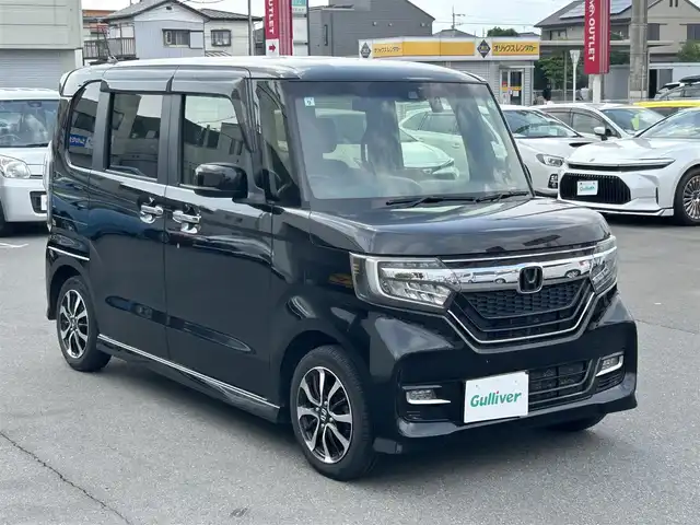 ホンダ Ｎ ＢＯＸ カスタム G L ホンダセンシング 群馬県 2017(平29)年 9.5万km 黒 ワンオーナー/ワンセグテレビ/バックカメラ/アイドリングストップ/クルーズコントロール/ドアバイザー/プッシュスタート/片側パワースライドドア/ETC/スペアキー1本/チップアップシート/フロアマット純正/アルミホイール純正/ABS/横滑り防止機能/イモビライザー/オートライト