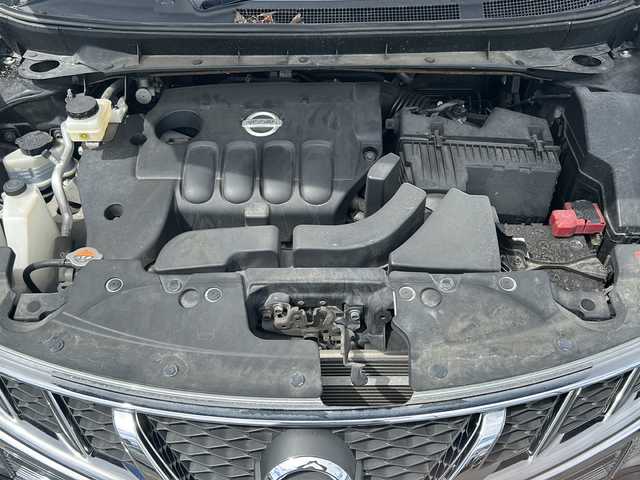日産 ムラーノ 250XV 富山県 2012(平24)年 6.1万km スーパーブラック ワンオーナー/スマートキー（２本）/レザーシート/メーカーオプションナビ/フルセグTV/ビルトインETC/バックカメラ/左サイドカメラ/クルーズコントロール/シートヒーター（D/N）/フォグランプ/純正ドアバイザー/純正フロアマット/横滑り防止装置/前後ドラレコ/ステアリングスイッチ/保証書/取扱説明書/ナビ取扱説明書/車載タイヤ（社外ホイール235/65R18）
