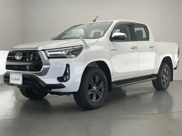 トヨタ ハイラックス Z 愛知県 2023(令5)年 0.5万km スーパーホワイトⅡ 社外9型ナビ/バックカメラ/ETC2.0/禁煙車/フルセグTV/Bluetooth/ミラー型ドライブレコーダー/HDMI接続/マッドガード/スペアタイヤ/オートレベリング/ディーゼルターボ/衝突軽減/追従クルコン/レーンキープ/アイドリングストップ/センターデフロック/ダウンヒルアシスト
