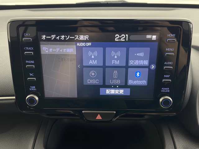トヨタ ヤリスクロス ハイブリッド G 秋田県 2021(令3)年 3.8万km ホワイトパールクリスタルシャイン ワンオーナー/純正ナビ/　(CD/DVD/フルセグTV/Bluetooth/ACP/AA)/全方位カメラ/ワイパーデアイサー/レーダークルーズコントロール/ステアリングヒーター/前席シートヒーター/オートライト/オートハイビーム/純正フロアマット/スマートキー/スペアキー/ＥＴＣ/ＬＥＤヘッドライト/取扱説明書/保証書