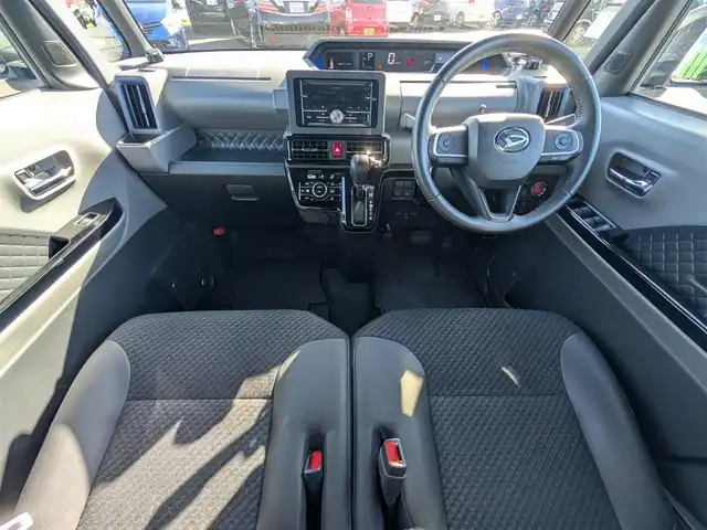 ダイハツ タント カスタム RS 福井県 2019(令1)年 3.5万km シャイニングホワイトパール フルタイム4WD/カーオーディオ（FH-4400）/・（FM/AM/CD/USB/AUX）/両側パワースライドドア/スマートアシスト/車線逸脱抑制制御機能/アダプティブクルーズコントロール/スマートパノラマパーキングアシスト/前席シートヒーター/D席ロングスライド/ビルトインETC/ドライブレコーダー/レーダー探知機（GWR83sd）/純正ラバーフロアマット/オートLEDライト/電動格納ウィンカーミラー/フロントフォグランプ/オートマチックハイビーム/純正15インチAW/スマートキー