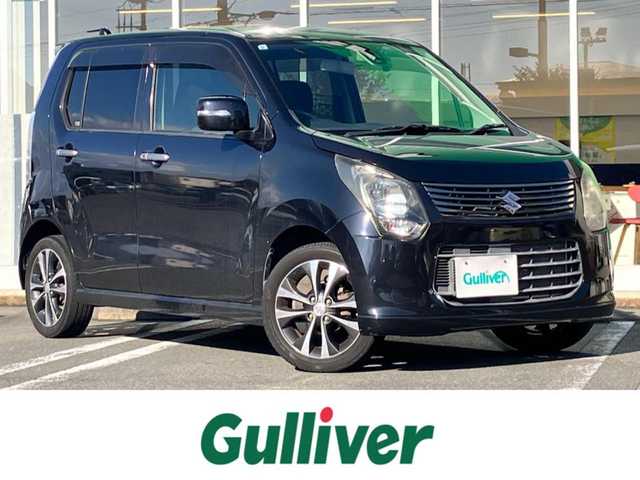 スズキ ワゴンＲ 20周年記念車 静岡県 2013(平25)年 7.9万km ブルーイッシュブラックパール3 エンジンスタートボタン/パワーステアリング/パワーウィンドウ/アイドリングストップ/スマートキー/オートエアコン/USB入力端子/HDMI接続/純正ナビ（BT/フルセグ）/バックカメラ/ドライブレコーダー/ベンチシート/純正フロアマット/布シート/D席シートヒーター/純正アルミホイール/ABS/横滑り防止装置/盗難防止装置/オートライト/キセノン/Wエアバッグ/衝突軽減システム