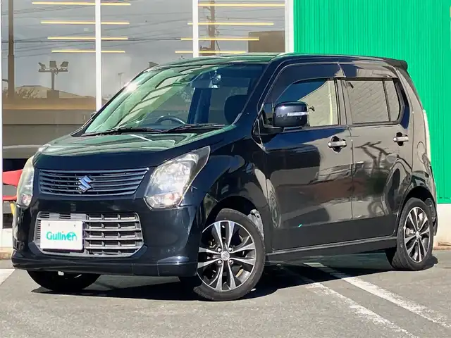 スズキ ワゴンＲ 20周年記念車 静岡県 2013(平25)年 7.9万km ブルーイッシュブラックパール3 エンジンスタートボタン/パワーステアリング/パワーウィンドウ/アイドリングストップ/スマートキー/オートエアコン/USB入力端子/HDMI接続/純正ナビ（BT/フルセグ）/バックカメラ/ドライブレコーダー/ベンチシート/純正フロアマット/布シート/D席シートヒーター/純正アルミホイール/ABS/横滑り防止装置/盗難防止装置/オートライト/キセノン/Wエアバッグ/衝突軽減システム