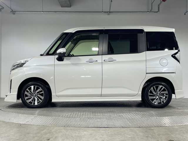 トヨタ ルーミー カスタムG 神奈川県 2023(令5)年 0.3万km パールホワイトⅢ モデリスタエアロ【フロント/サイド/リアアンダー】/純正7型SDナビゲーション【NSZT-W66T】/フルセグ　SDREC　CD DVD　Bluetooth/両側電動スライドドア【サンシェード】/スマートアシスト/衝突回避支援ブレーキ/誤発進抑制機能/車線逸脱警報/ふらつき警報/アダブティブクルーズコントロール/標識認識機能/ハイビームアシスト/前後ソナー/アイドリングストップ/純正ビルトインETC/社外前後ドライブレコーダー/TRC/革巻きステアリング/ステアリングスイッチ/電動パーキングブレーキ/オートブレーキホールド/プッシュスタート/スマートキー/LEDヘッドランプ/LEDフロントフォグランプ/LEDライン/純正14インチアルミホイール/電格ウインカーミラー