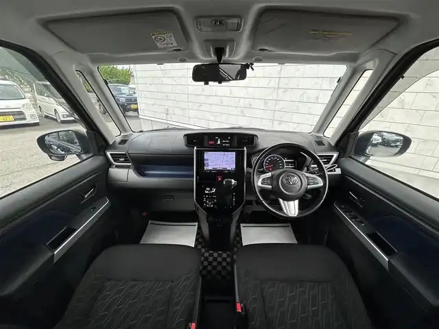 トヨタ ルーミー カスタムG－T 山形県 2017(平29)年 6.9万km レーザーブルークリスタルシャイン 社外ナビ/バックカメラ/ETC/両側パワースライドドア/衝突回避支援ブレーキ機能/純正１５インチアルミホイール/フルセグＴＶ/ＬＥＤヘッドライト/ドライブレコーダー/シートヒーター/スマートキー