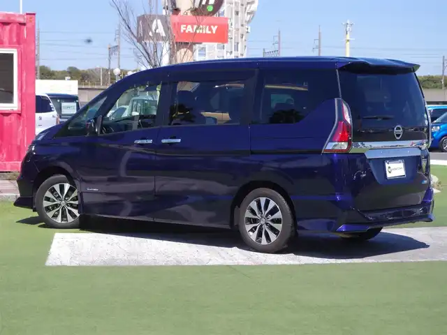 日産 セレナ ハイウェイスター Vセレクション 千葉県 2018(平30)年 3.8万km アズライトブルー エマージェンシーブレーキ/ハンズフリー両側パワースライドドア/９インチ純正SDナビ/地デジTV/【BD/DVD/CD再生機能　Bluetooth接続】/アラウンドビューモニター/ドライブレコーダー（前後撮影）/ETC/LEDヘッドライト/ウインカーミラー/純正15インチアルミホイル/インテリジェントキー