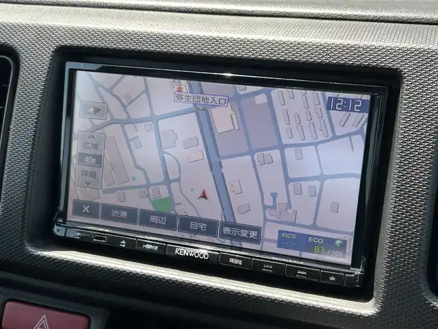 スズキ アルト ターボRS 茨城県 2015(平27)年 8万km ブルーイッシュブラックパール3 レーダーブレーキサポート/社外ナビ/　　CD/DVD/ワンセグ/MSV/バックカメラ/HIDオートライト/シートヒーター/純正15インチアルミホイール/パドルシフト/アイドリングストップ/スマートキー/ETC