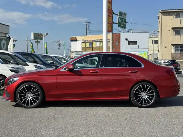 メルセデス・ベンツ Ｃ２５０ スポーツ 千葉県 2016(平28)年 3.1万km ヒヤシンスレッド レーダーセーフティーパッケージ/衝突軽減ブレーキ/レーダークルーズ コントロール/レーンキープアシスト/ブラインドスポットモニター/純正HDDナビ/フルセグTV/Bluetooth/バックカメラ/黒レザーシート/シートヒーター/エアサス/LEDライト/ETC2.0/スペアキー