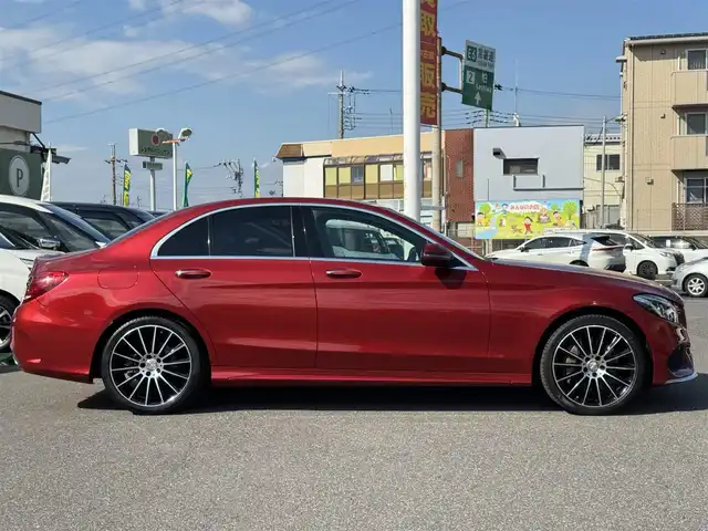 メルセデス・ベンツ Ｃ２５０ スポーツ 千葉県 2016(平28)年 3.1万km ヒヤシンスレッド レーダーセーフティーパッケージ/衝突軽減ブレーキ/レーダークルーズ コントロール/レーンキープアシスト/ブラインドスポットモニター/純正HDDナビ/フルセグTV/Bluetooth/バックカメラ/黒レザーシート/シートヒーター/エアサス/LEDライト/ETC2.0/スペアキー