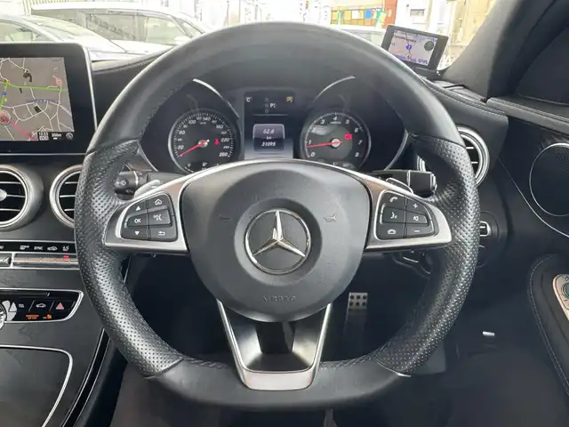 メルセデス・ベンツ Ｃ２５０ スポーツ 千葉県 2016(平28)年 3.1万km ヒヤシンスレッド レーダーセーフティーパッケージ/衝突軽減ブレーキ/レーダークルーズ コントロール/レーンキープアシスト/ブラインドスポットモニター/純正HDDナビ/フルセグTV/Bluetooth/バックカメラ/黒レザーシート/シートヒーター/エアサス/LEDライト/ETC2.0/スペアキー