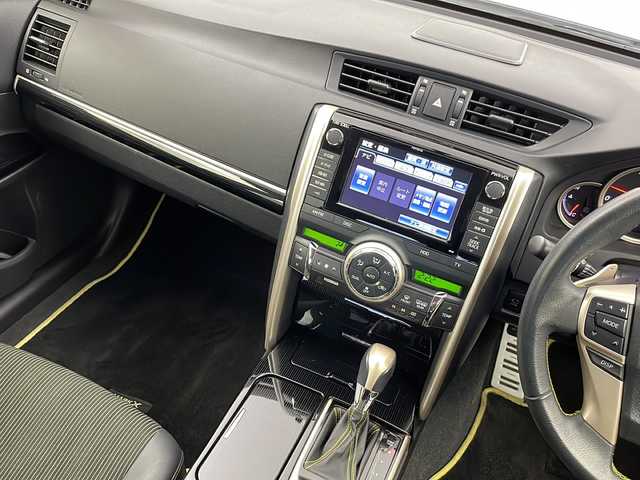 トヨタ マークＸ 250G Sパケ イエローレーベル 新潟県 2014(平26)年 5.6万km ホワイトパールクリスタルシャイン 純正ナビ・CD・DVD・Bluetooth/HIDヘッドライト/パドルシフト/クルーズコントロール/パワーシート/ハーフレザー/USB端子/ecoモード