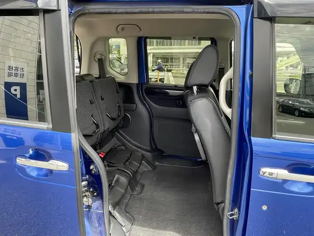 ホンダ Ｎ ＢＯＸ G ターボ Lパッケージ 山梨県 2016(平28)年 8.2万km ブリリアントスポーティブルーメタリック2トーン (株)IDOMが運営する【じしゃロン甲府店】の自社ローン専用車両になります。/こちらは現金またはオートローンご利用時の価格です。自社ローンご希望の方は別途その旨お申付け下さい/スマートキー２個/両側パワースライドドア/クルーズコントロール/パドルシフト/社外メモリーナビ・フルセグTV/CD・DVD・BTオーディオ/ビルトインETC/HIDオートライト/保証書・取説書