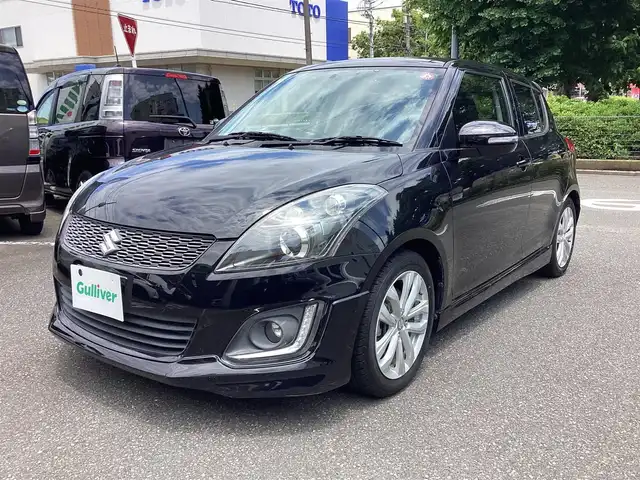 スズキ スイフト RS－DJE 神奈川県 2014(平26)年 1.5万km スーパーブラックパール 社外ナビ、TV/ETC/クールーズコントロール/ディスチャージヘッドランプ装着車/スマートキー/エコクール
