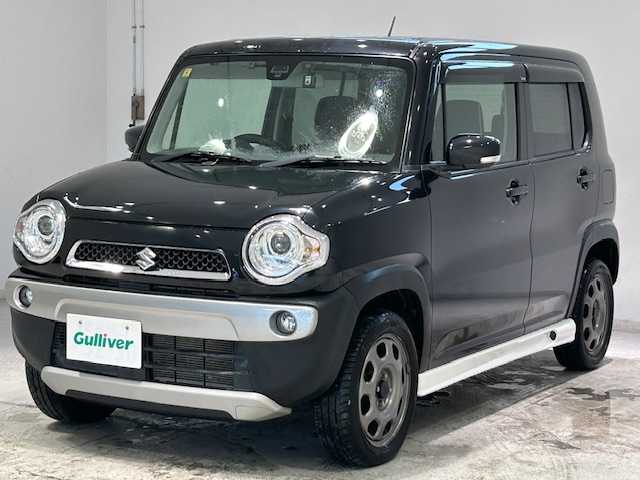 スズキ ハスラー X 宮城県 2014(平26)年 7.1万km ブルーイッシュブラックパール3 ４WD/SDナビ/フルセグTV/バックカメラ/AUX/USB入力端子/Bluetooth/ドライブレコーダー/ETC/ダウンヒルアシストコントロール/シートヒーター/純正フロアマット/純正アルミホイール/純正LEDヘッドライト/フォグライト/ドアバイザー/スマートキー/アイドリングストップ/ウィンカーミラー/プッシュスタート