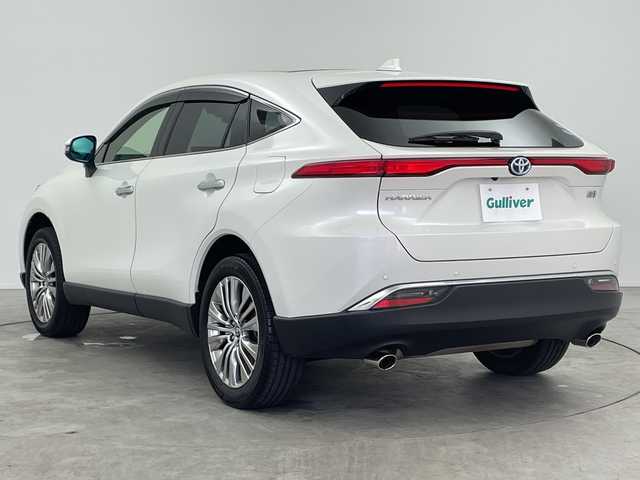 トヨタ ハリアー ハイブリッド Z 三重県 2021(令3)年 4.6万km ホワイトパールクリスタルシャイン 禁煙車　/純正１２．３インチナビ　/調光パノラマルーフ　/ＪＢＬ　/パノラミックビューモニター　/デジタルインナーミラー(録画機能付き)　/トヨタセーフティセンス　/衝突軽減ブレーキ/RCTA/RSA/レーダークルーズコントロール　/ブラインドスポットモニター　/ＨＵＤ/運転席パワーシート/ステアリングスイッチ/ビルトインETC2.0/前後クリアランスソナー/サイド/カーテンエアバッグ