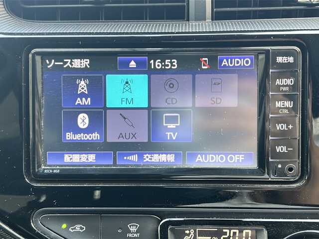 トヨタ アクア S スタイルブラック 愛知県 2019(令1)年 6.2万km シルバーM ワンオーナー/純正SDナビ/ワンセグTV・AM・FM・CD・Bluetooth/バックカメラ/プリクラッシュセーフティ/レーンディパーチャーアラート/オートハイビーム/LEDヘッドライト/オートライト/フォグランプ/クリアランスソナー/スマートキー/プッシュスタート/ETC/純正フロアマット/純正ドアバイザー/電動格納ミラー/ISOFIX/盗難防止装置/取扱説明書/保証書/ディーラー点検整備記録簿(R1/R2/R3/R5/R7)/スペアスマートキー