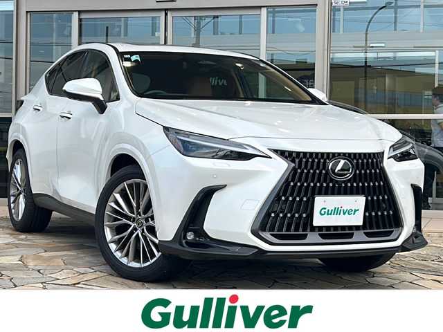 レクサス ＮＸ 250 バージョンL 静岡県 2024(令6)年 0.5万km ソニッククォーツ ワンオーナー/レクサスセーフティシステム/・プリクラッシュセーフティ/・ロードサインアシスト/・フロントクロストラフィックアラート/・レーンディバーチャーアラート/・レーンチェンジアシスト/・プロアクティブドライビングアシスト/・リヤクロストラフィックアラート/・ブラインドスポットモニター/・パーキングサポートブレーキ/・リヤカメラディテクション/・安心降車アシスト/・クリアランスソナー/純正メーカーナビ/・フルセグTV/・Bluetooth/ミラーキャスト/USB/ラジオ/主要装備/・サンルーフ/・レザーシート/・全席シートヒーター/・エアーシート/・ハンドルヒーター/・オートライト/・オートハイビーム/・パワーシート/・パワーバックドア/・パドルシフト/・オートホールド/・ブラインドスポットモニター/・デジタルインナーミラー/・全方位カメラ/・ETC2.0/・ヘッドアップディスプレイ/・電動格納シート