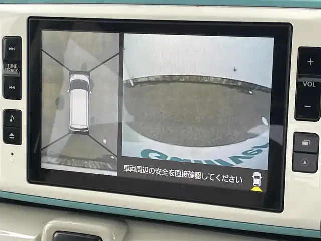 ダイハツ ムーヴ キャンバス G メイクアップ リミテッド　SAⅢ 福岡県 2019(平31)年 3.9万km パールホワイトⅢ/ファインミントメタリック 2トーン スマートアシスト/衝突軽減/レーンアシスト/純正ナビ（ＮＳＺＮ－Ｘ６９Ｄ）/フルセグTV/CD/DVD/BT/SD/HDMI/全周囲カメラ/両側パワースライドドア/ＬＥＤオートライト/オートハイビーム/アイドリングストップ/ＥＴＣ