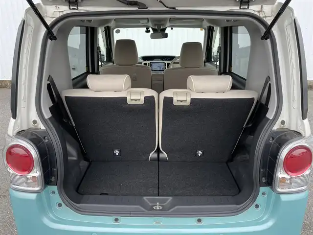 ダイハツ ムーヴ キャンバス G メイクアップ リミテッド　SAⅢ 福岡県 2019(平31)年 3.9万km パールホワイトⅢ/ファインミントメタリック 2トーン スマートアシスト/衝突軽減/レーンアシスト/純正ナビ（ＮＳＺＮ－Ｘ６９Ｄ）/フルセグTV/CD/DVD/BT/SD/HDMI/全周囲カメラ/両側パワースライドドア/ＬＥＤオートライト/オートハイビーム/アイドリングストップ/ＥＴＣ
