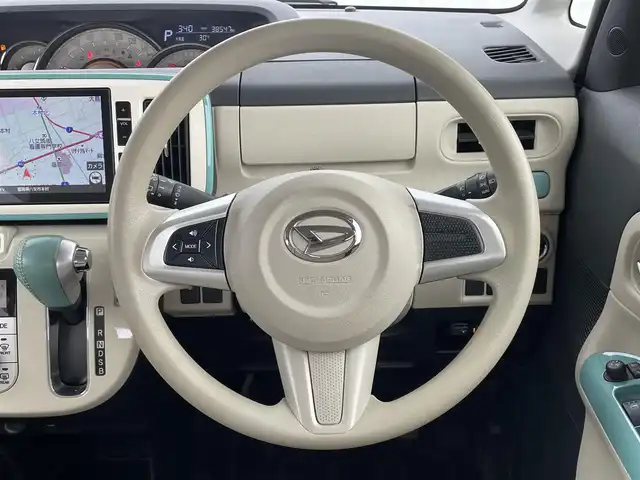 ダイハツ ムーヴ キャンバス G メイクアップ リミテッド　SAⅢ 福岡県 2019(平31)年 3.9万km パールホワイトⅢ/ファインミントメタリック 2トーン スマートアシスト/衝突軽減/レーンアシスト/純正ナビ（ＮＳＺＮ－Ｘ６９Ｄ）/フルセグTV/CD/DVD/BT/SD/HDMI/全周囲カメラ/両側パワースライドドア/ＬＥＤオートライト/オートハイビーム/アイドリングストップ/ＥＴＣ