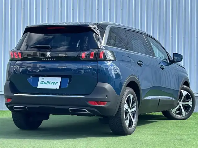 プジョー ５００８ GT ブルーHDi 香川県 2021(令3)年 4.8万km 青 純正メーカーナビ/360°ビジョン/PEUGEOT iConnect Advanced/・コネクテッドナビゲーション/・音声コントロール/・ミラースクリーン(AppleCarPlay/AndroidAuto)/・eリモートコントロール/・ソフトウェアアップデート/アクティブセーフティブレーキ/アクティブクルーズコントロール/アドバンスドグリップコントロール/フルLEDヘッドライト/テップレザーシート/アルカンタラシート/運転席メモリ付きパワーシート/前席ヒートシーター/パワーバックドア/革巻きステアリング/ステアリングリモコン/ブラインドスポットモニター/純正18インチアルミホイール/コーナーセンサー/ETC/ドライブレコーダー/オートエアコン/パワーウィンドウ/プッシュスタート/スマートキー