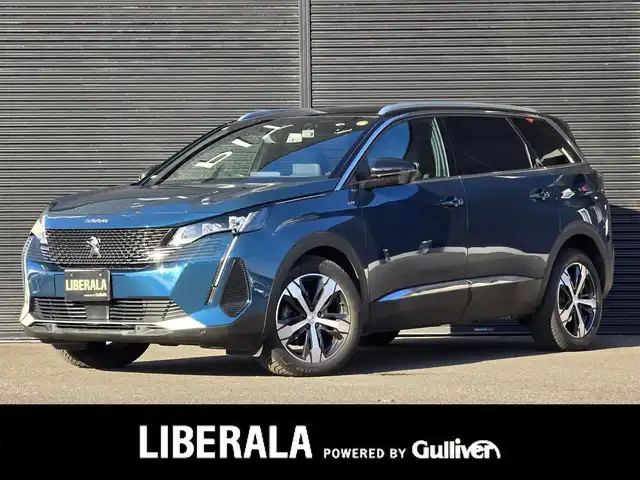 プジョー ５００８ GT ブルーHDi 山梨県 2021(令3)年 4.8万km 青 ３列シート/ＡＣＣ/LKA/BSM/３６０°カメラ/ドライビングモード/インテリジェントハイビーム/ＡｐｐｌｅＣａｒＰｌａｙ/AndoroidAuto/ＢＴ/置き充電/運転席Ｐシート/前席シートH/ドラレコ