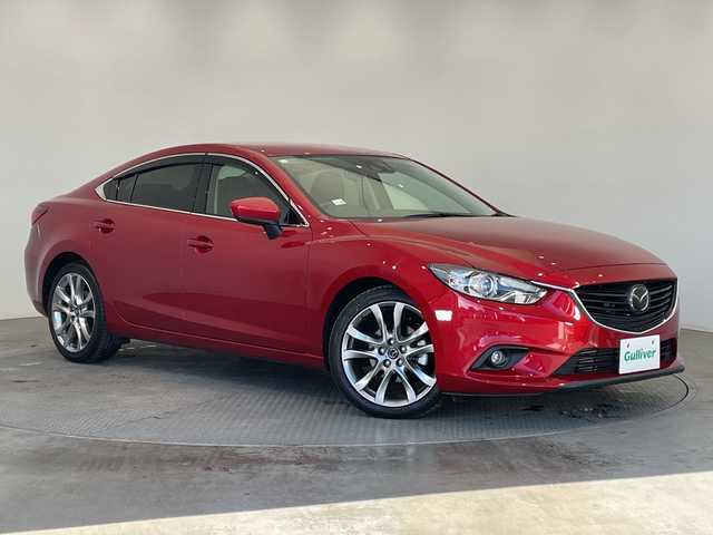 マツダ アテンザ セダン XD Lパッケージ 栃木県 2013(平25)年 8万km ソウルレッドプレミアムメタリック 純正ナビ/(CD/DVD/フルセグTV/Bluetooth/USB)/バックカメラ/BOSEサウンドシステム/スマートブレーキサポート/レーダークルーズコントロール/車線逸脱警報システム/ハイビームコントロールシステム/純正アルミホイール/純正フロアマット/黒レザーシート/シートメモリー/パワーシート/シートヒーター/アドバンストキーレスエントリーシステム/レーンキープアシスト/横滑り防止装置/ABS/AFS/スマートキー/プッシュスタート/禁煙車