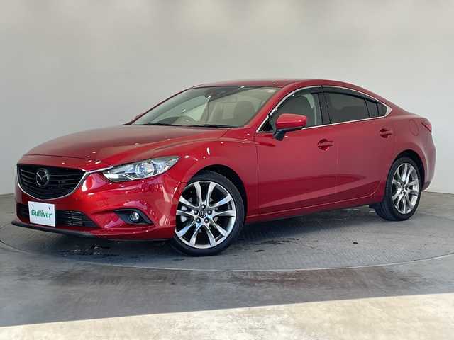 マツダ アテンザ セダン XD Lパッケージ 栃木県 2013(平25)年 8万km ソウルレッドプレミアムメタリック 純正ナビ/(CD/DVD/フルセグTV/Bluetooth/USB)/バックカメラ/BOSEサウンドシステム/スマートブレーキサポート/レーダークルーズコントロール/車線逸脱警報システム/ハイビームコントロールシステム/純正アルミホイール/純正フロアマット/黒レザーシート/シートメモリー/パワーシート/シートヒーター/アドバンストキーレスエントリーシステム/レーンキープアシスト/横滑り防止装置/ABS/AFS/スマートキー/プッシュスタート/禁煙車