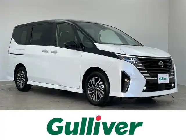日産 セレナ e－パワー ハイウェイスター V 埼玉県 2025(令7)年 0.1千km パール 純正12.3ディスプレイオーディオ/ フルセグＴＶ　Bluetooth HDMI　AppleCarPlay/アラウンドビューモニター/デジタルインナーミラー/プロパイロット/インテリジェントクルーズコントロール/エマージェンシーブレーキ/レーンキープアシスト/ブラインドスポットモニター/両側パワースライドドア/LEDオートライト/ETC2.0