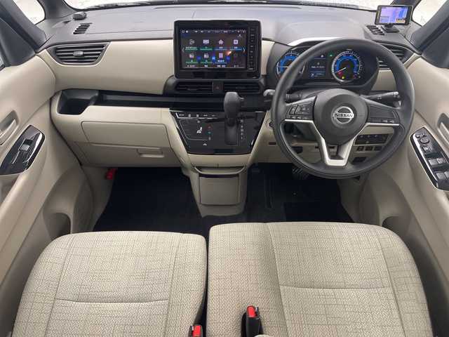 日産 ルークス X ターボ 沖縄県 2023(令5)年 5.2万km ブラック 純正９インチナビ（MM222D-L）/（フルセグTV　Bluetooth　SD）/純正ドライブレコーダー/ビルトインETC/両側パワースライドドア/サーキュレーター/エマージェンシーブレーキ/スマートキー/プッシュスタート/純正フロアマット