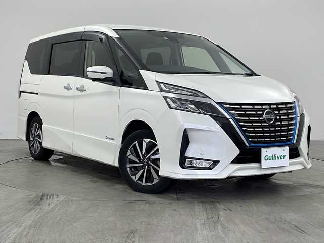 日産 セレナ e－パワー ハイウェイスター V 兵庫県 2021(令3)年 6.5万km ブリリアントホワイトパール 純正１０型ナビ　/後席モニター　/３６Ｏ°モニター　/ドライブレコーダー　/ＥＴＣ　/両側パワースライドドア　/セーフティパックＡ　/プロパイロット　/踏み間違い防止　/前後コーナーセンサー　/ブラインドスポットモニター/デジタルインナーミラー/社外フロアマット/LEDライト/純正１６インチアルミホイール