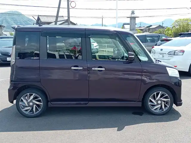 スズキ スペーシア カスタム XS 福井県 2015(平27)年 6.9万km ムーンライトバイオレットPM ワンオーナー車/全方位カメラ/４WD/純正15インチAW/両側パワースライドドア/キセノンヘッドライト/Fフォグ/シートヒーター/純正メモリナビ（CD/DVD/BT/USB/AUX/iPod）/フルセグテレビ/アイドリングストップ/横滑り防止装置/盗難防止装置/ダブルエアバッグ/純正フロアマット/スマートキー
