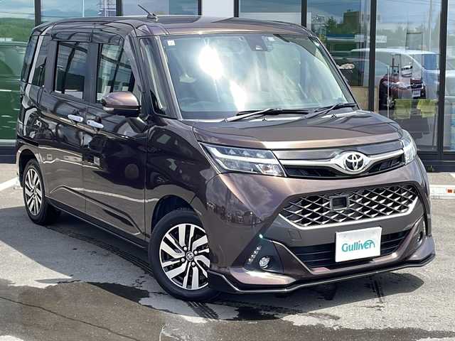 トヨタ タンク カスタムG S 道東・釧路十勝 2017(平29)年 6.3万km プラムブラウンパールクリスタルシャイン ・ワンオーナー /・4WD/・スマートアシストII/・アルパイン9インチナビ/（CD・DVD・SD ・BT・フルセグ）/・全方位カメラ/・バックカメラ/・両側パワースライドドア/・スマートキー/・プッシュスタート/・エンジンスターター/・LEDヘッドライト/・オートライト/・フォグランプ/・ドアバイザー/・革巻きステアリング/・リアロールシェード/・アイトリングストップ/・14インチアルミホイール/・新車時保証書/・取扱説明書/・ナビ取扱説明書
