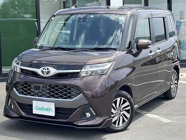 トヨタ タンク カスタムG S 道東・釧路十勝 2017(平29)年 6.3万km プラムブラウンパールクリスタルシャイン ・ワンオーナー /・4WD/・スマートアシストII/・アルパイン9インチナビ/（CD・DVD・SD ・BT・フルセグ）/・全方位カメラ/・バックカメラ/・両側パワースライドドア/・スマートキー/・プッシュスタート/・エンジンスターター/・LEDヘッドライト/・オートライト/・フォグランプ/・ドアバイザー/・革巻きステアリング/・リアロールシェード/・アイトリングストップ/・14インチアルミホイール/・新車時保証書/・取扱説明書/・ナビ取扱説明書