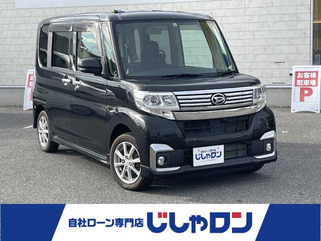 ダイハツ タント カスタム X 佐賀県 2018(平30)年 6.5万km ブラックマイカメタリック （株)IDOMが運営する【じしゃロン佐賀店】の自社ローン専用車両になります。/こちらは現金またはオートローンご利用時の価格です。自社ローンご希望の方は別途その旨お申付け下さい/禁煙車/社外ナビ/　　フルセグ/CD/DVD/BT/左側パワースライド/LEDオートライト/Fフォグ/シートヒーター/純正14インチアルミホイール/アイドリングストップ/オートエアコン/スマートキー